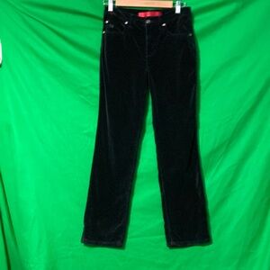 Gloria Vanderbilt Velour black jeans vintage
